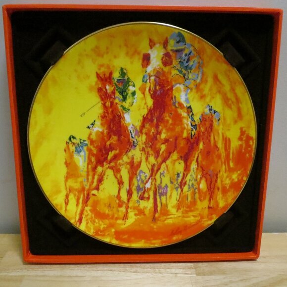 Collector Plate 10.5" Limited Ed. by Leroy Neiman Winning Colors Royal Doulton - Picture 1 of 10